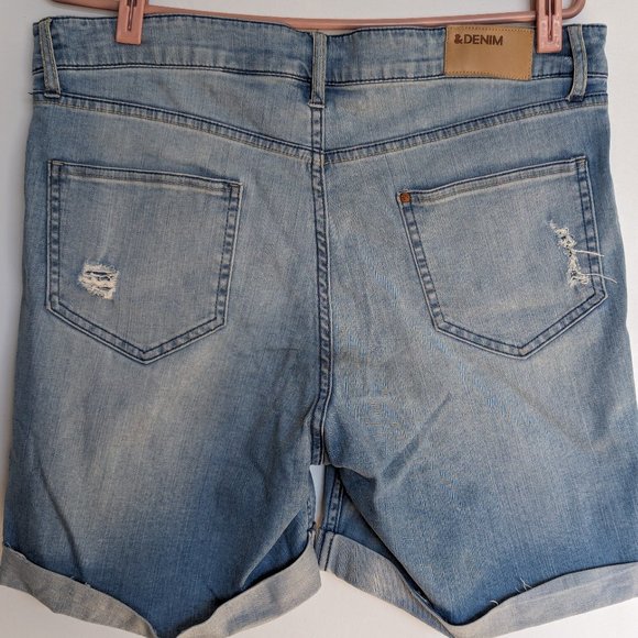 Mid Thighs Jean Shorts - Picture 2 of 7